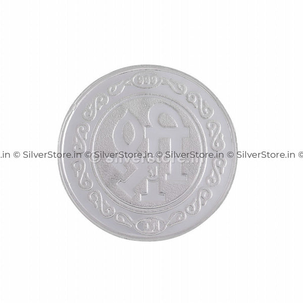 Laxmiji Silver Coin 999 Fine Silver – - Main Image