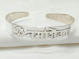 Om Namah Shivay Kada - Bracelet For Men Silver Mens Bracelets