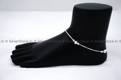 Pure Silver Anklet - 925 Silver