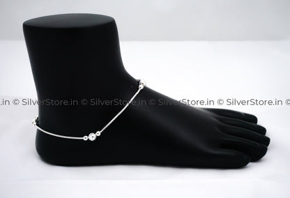 Pure Silver Anklet - 925 Silver