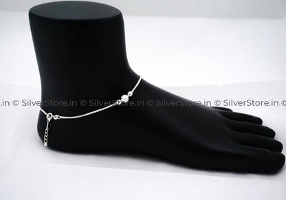 Pure Silver Anklet - 925 Silver