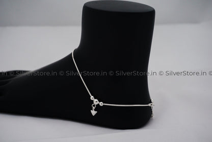 Pure Silver Anklet - 925 Silver