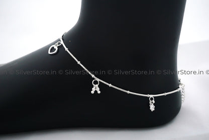 Pure Silver Anklet - 925 Silver