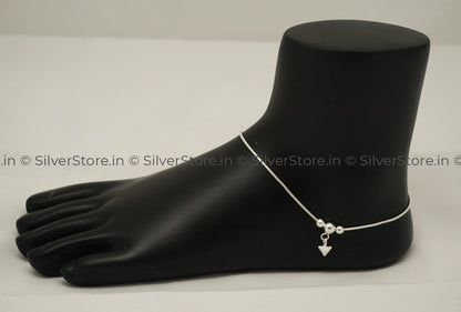 Pure Silver Anklet - 925 Silver