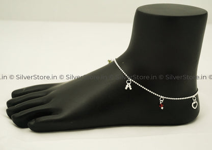 Pure Silver Anklet - 925 Silver