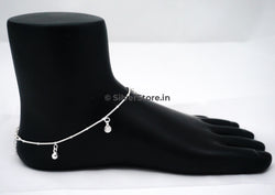 Pure Silver Anklet - 925 Silver