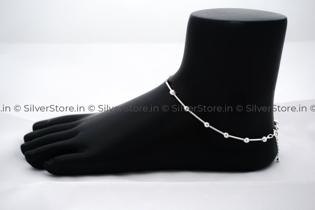 Pure Silver Anklet - 925 Silver