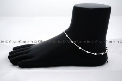 Pure Silver Anklet - 925 Silver