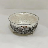 Pure Silver Bowl - Silver Kachola - Silver Serving Bowl -925 Silver Bis Hallmark