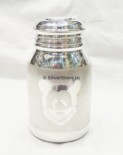 Pure Silver Feeding Bottle For Baby -970 Bis Hallmarked Milk