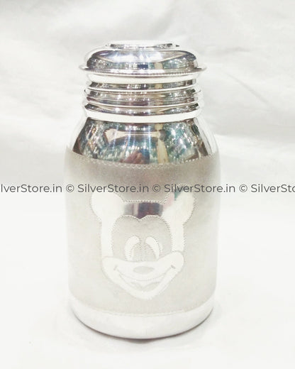 Pure Silver Feeding Bottle For Baby - Bis Hallmarked Milk