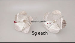 Pure Silver Flower - Pack Of 2