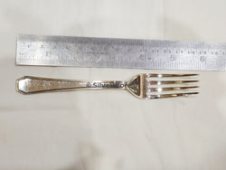 Pure Silver Fork - 925 Bis Hallmarked Silver Tableware