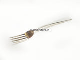 Pure Silver Fork - 925 Bis Hallmarked Silver Tableware