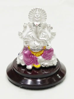 Pure Silver Ganesh Idol