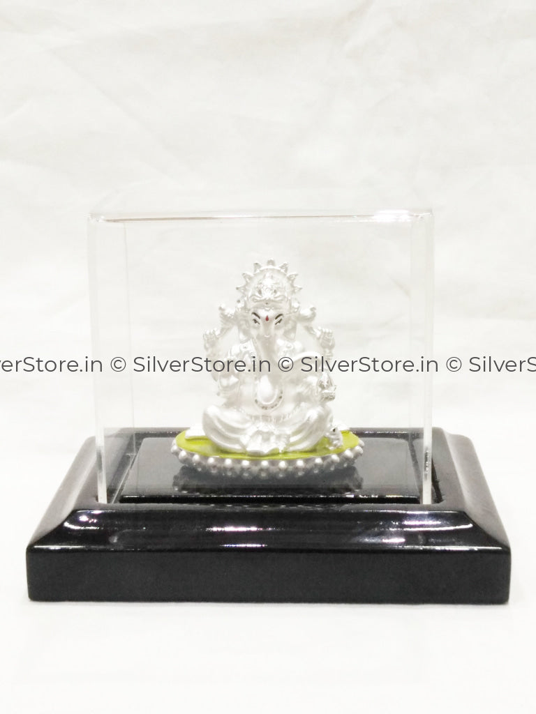 Pure Silver Ganesh Idol - Divine Gift