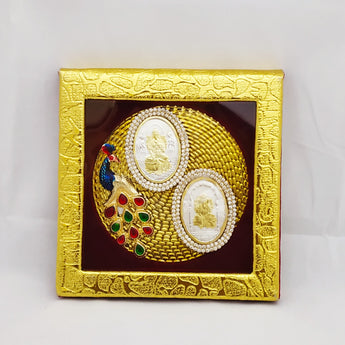 Pure Silver Ganesh Laxmi Coin - 10 Grams