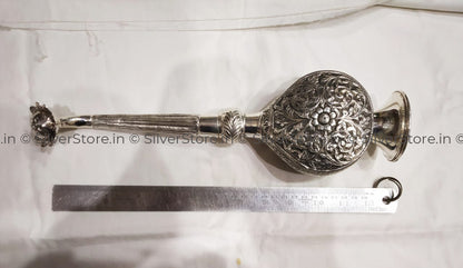 Pure Silver Gulab Dani - 925 Pooja Item
