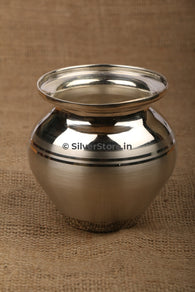 Pure Silver Lota - Kalash With 990 Bis Hallmark Pooja Item