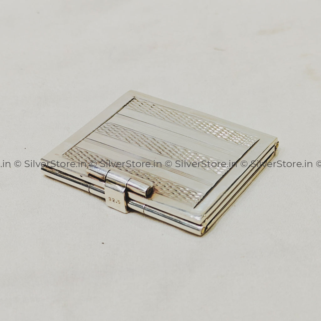 Pure Silver Photo Frame for Pocket - 925 Silver three fold photo frame - small size