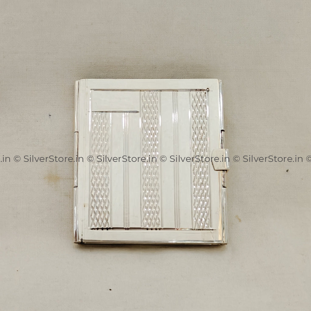 Pure Silver Photo Frame for Pocket - 925 Silver three fold photo frame - small size