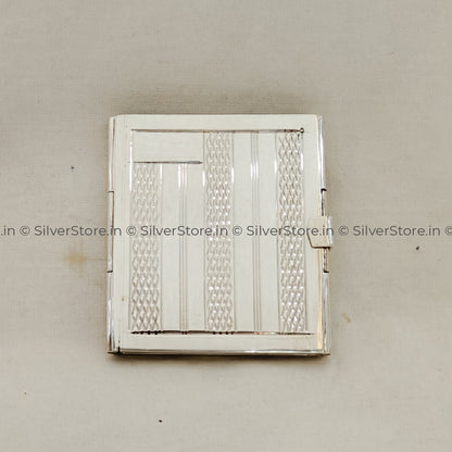 Pure Silver Photo Frame for Pocket - 925 Silver three fold photo frame - small size