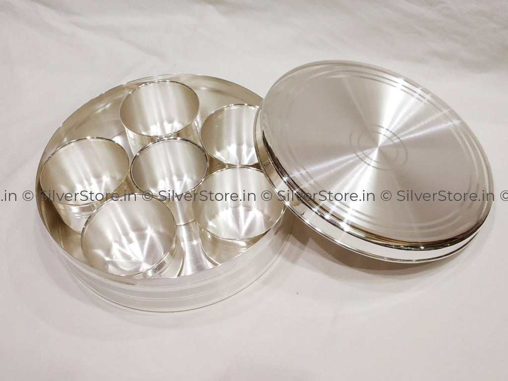 Pure Silver Pooja Box - 990 Bis Hallmarked Pooja Item