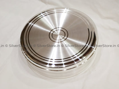 Pure Silver Pooja Box - 990 Bis Hallmarked Pooja Item