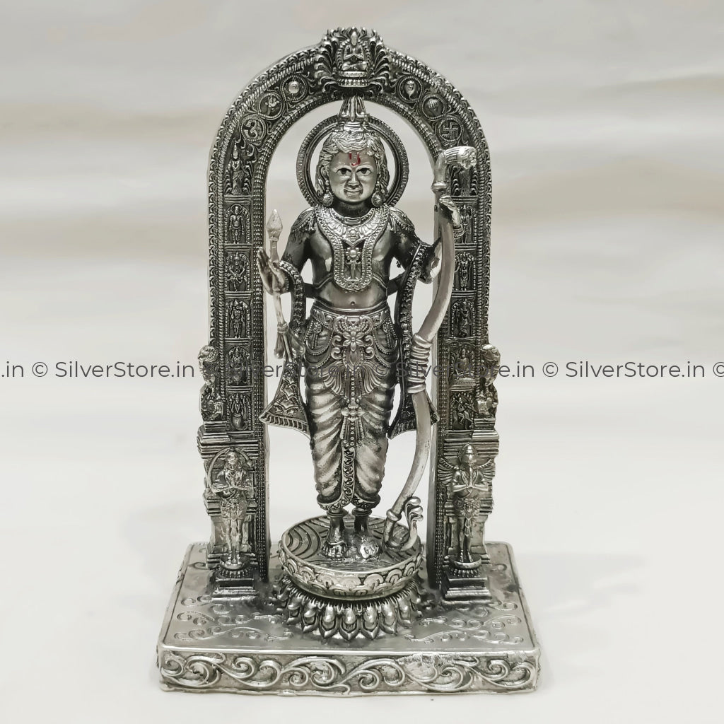 Pure Silver Ram Lalla Idol - 925 Silver