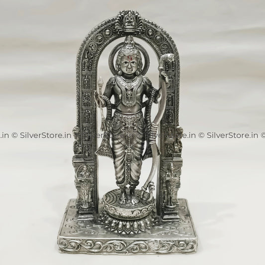 Pure Silver Ram Lalla Idol - 925 Silver