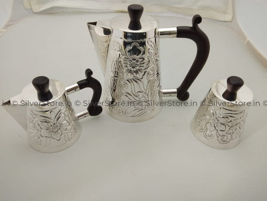 Pure Silver Tea Set - 925 Silver Tea