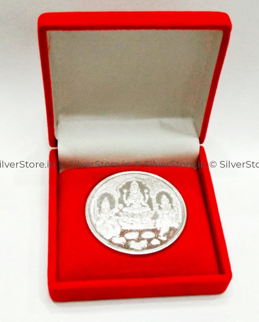 Pure Silver Trimurti Coin - 10 Grams