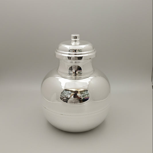 999 Pure Silver Gada /Silver Kalash/Silver Matka -990 Silver Bis Hallmark -5 ltr water capacity