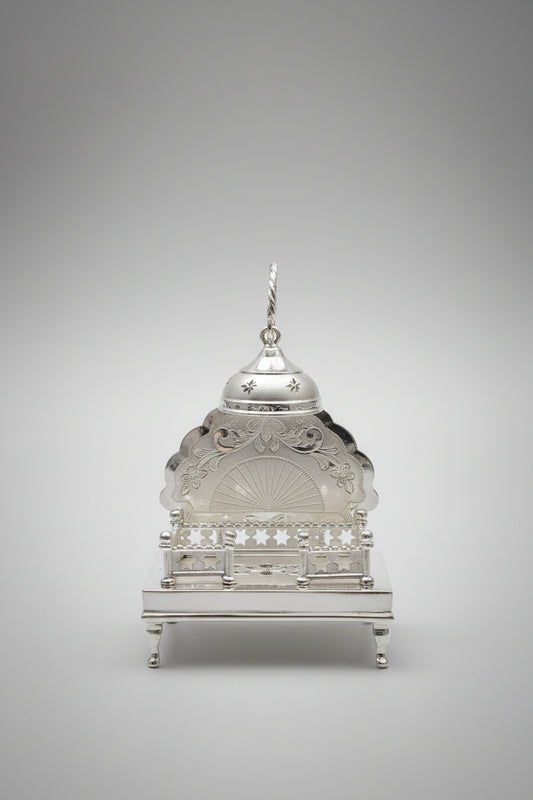 silver singhasan