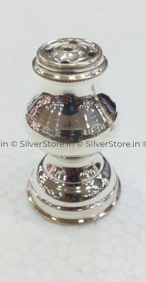 Silver Agarbatti Stand Pooja Item