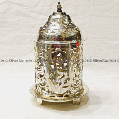 Silver Akhand Diya - 925
