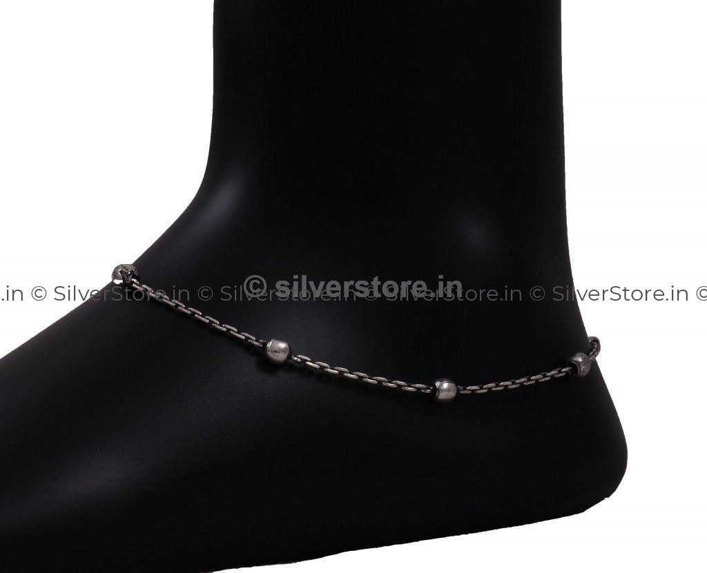 Silver Anklet Anklets
