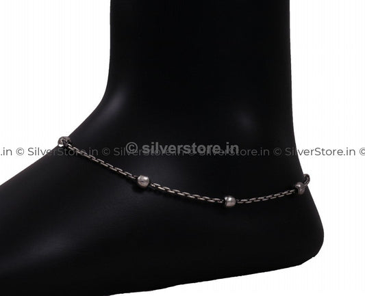 Silver Anklet Anklets