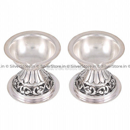 Silver Antique Divi Pooja Item