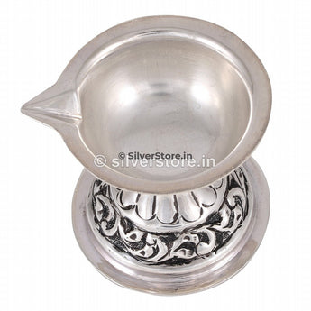 Silver Antique Divi Pooja Item