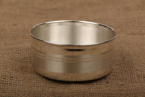 Silver Bowl - Katori With 990 Bis Hallmark