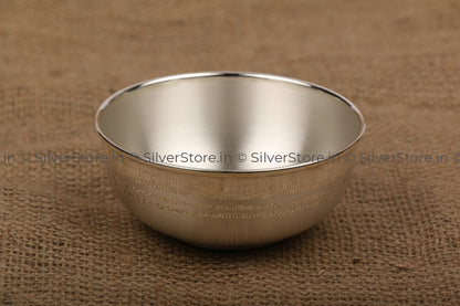 Silver Bowl - Small Size Range 990 Bis Hallmark