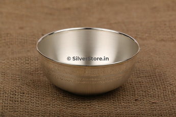 Silver Bowl - Small Size Range 990 Bis Hallmark