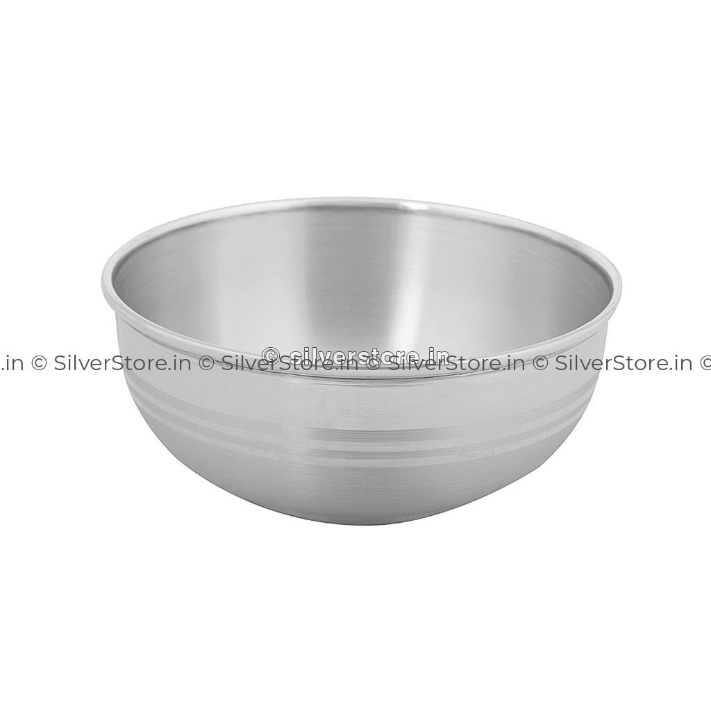 Silver Bowl With 990 Bis Hallmark