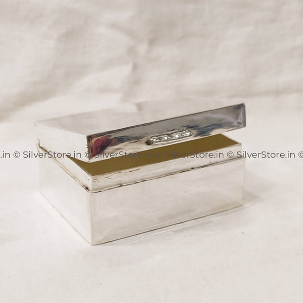 Silver box - plain box - small size -925 silver – SilverStore.in