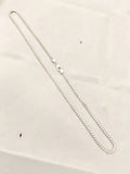 Silver Chain for men - Weave pattern silver chain - 925 sterling silver - 22" Inches Size