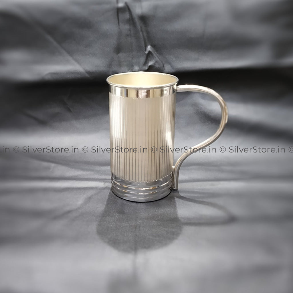 Silver Coffee Mug - 925 Bis Hallmarked Silver Coffee Mug