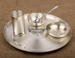 Silver Dinner Set - 999 Pure With Bis Hallmark