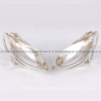 Silver Diya - 925 Silver Pack Of 2