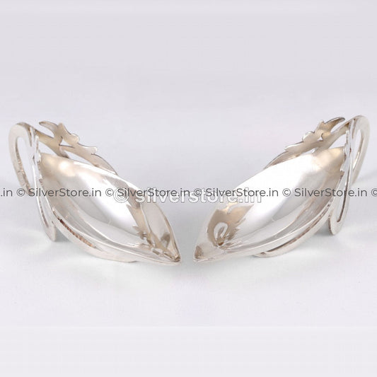 Silver Diya - 925 Silver Pack Of 2